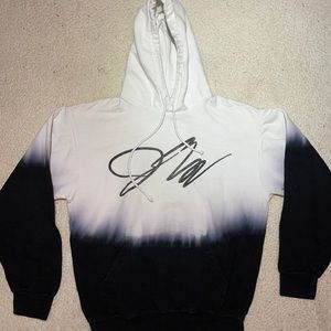 Jake Paul Fanjoy signature dip dye hooded sweatshirt